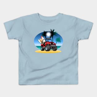 Cartoon jeep Kids T-Shirt